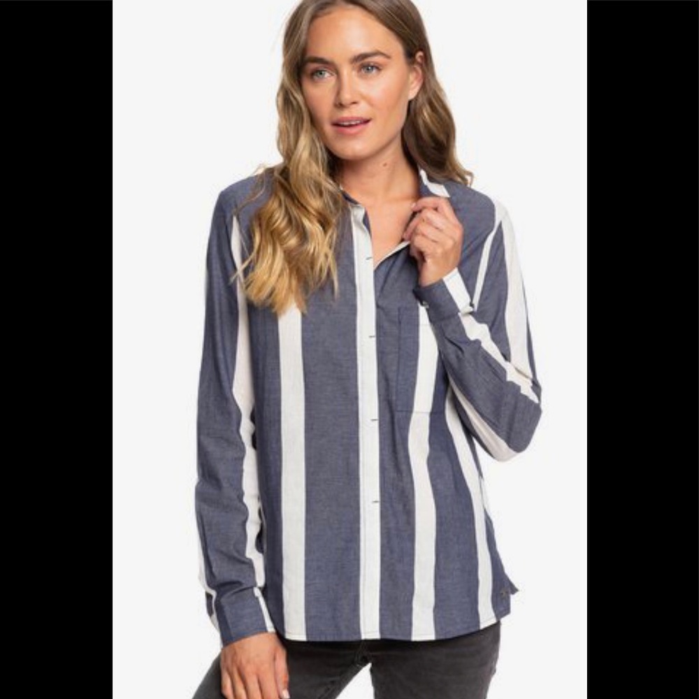 Roxy MESS Minie Stripe Long Sleeve